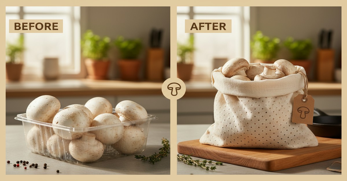 How Savvy Cooks Keep Mushrooms Fresh Longer Without Plastic