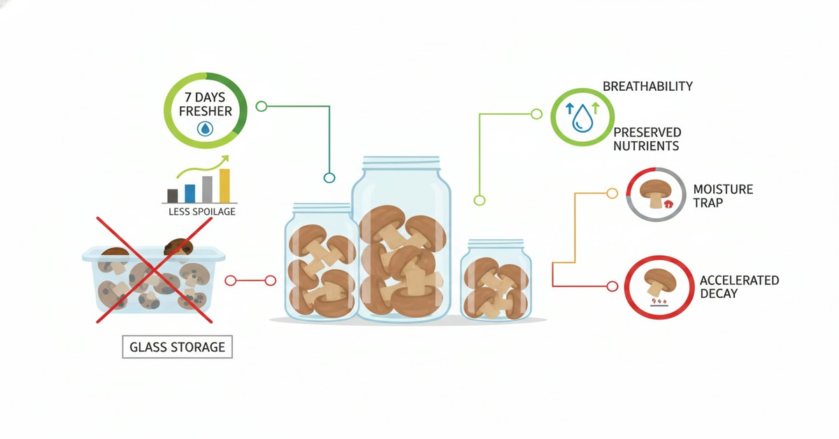 Why Savvy Cooks Avoid Plastic for Mushroom Storage