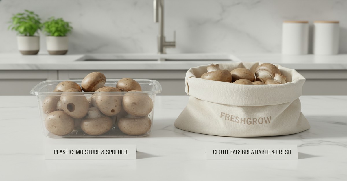 The Clever Reason Savvy Cooks Never Store Mushrooms in Plastic