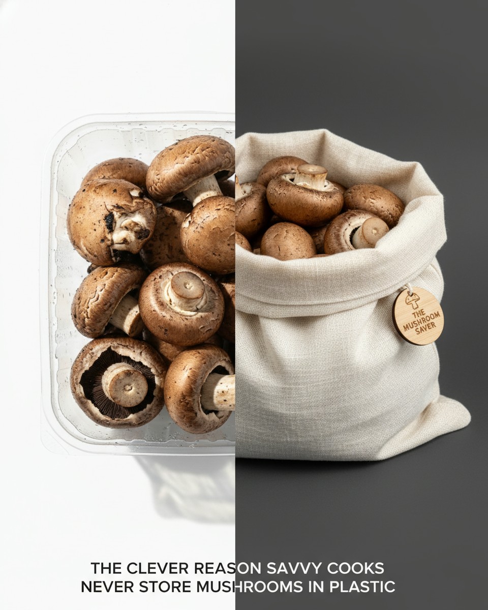 The Clever Reason Savvy Cooks Never Store Mushrooms in Plastic